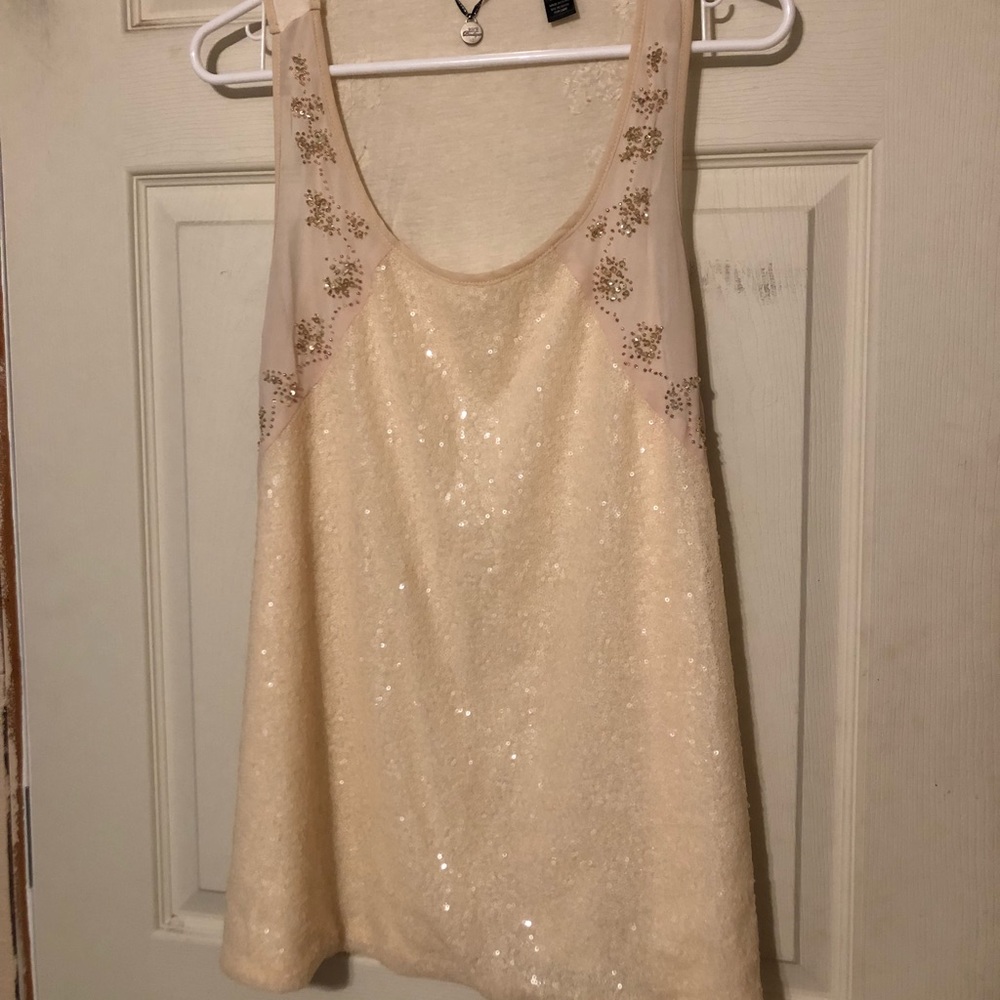 Beaded Sequin Evening tank Very "Roaring 20s"